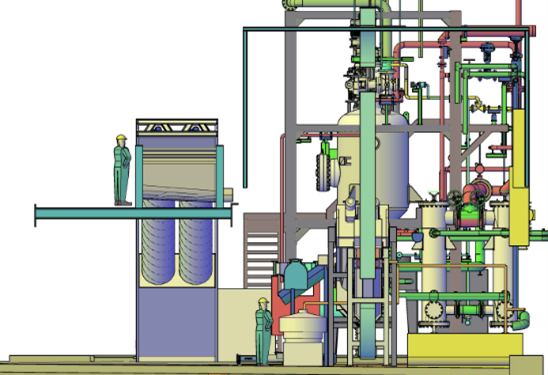 foto reactor uitbreiding luierrecycling Elsinga Beleidsplanning